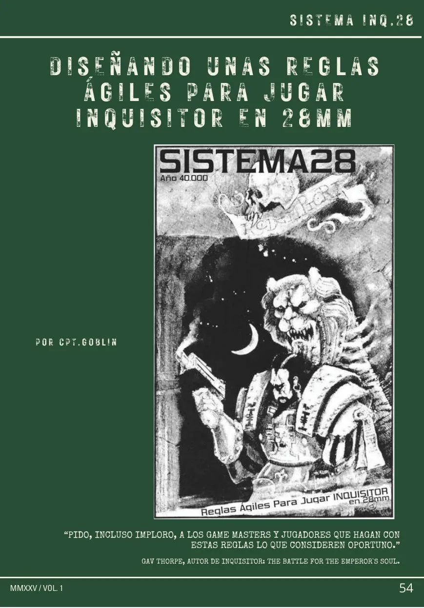Partida de Inquisitor en 28mm con reglas INQ28