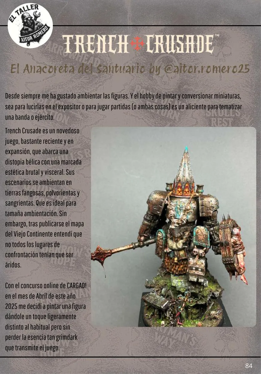 Tutorial de pintura y conversión de miniaturas para Trench Crusade