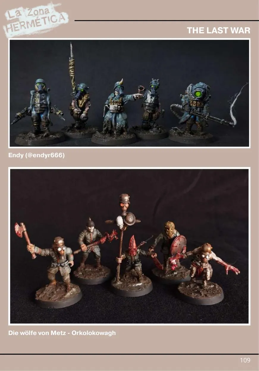 Galería de miniaturas pintadas por la comunidad Sector 28